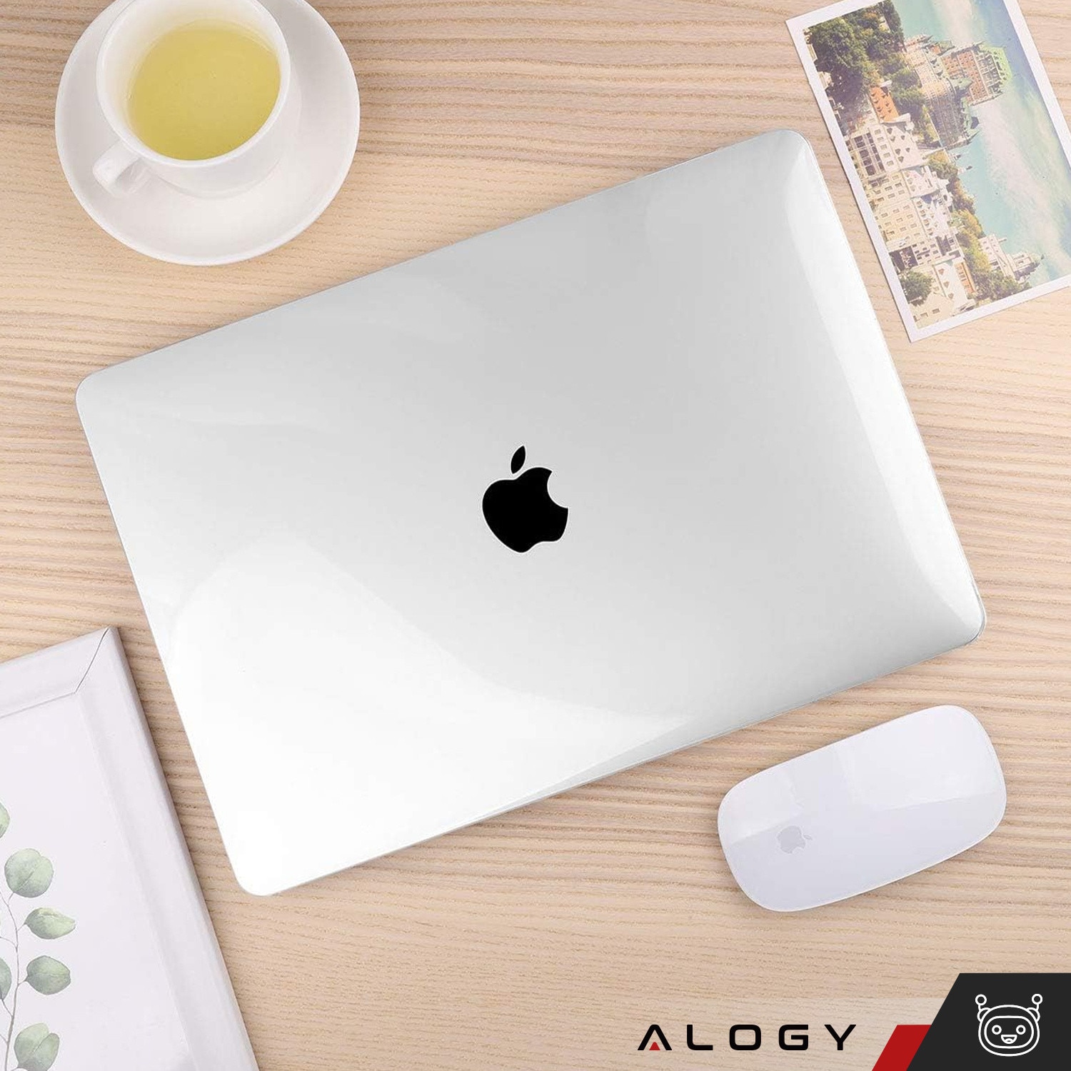 Etui Hard Case 2 pentru Macbook Air 15 M2 2023, transparent