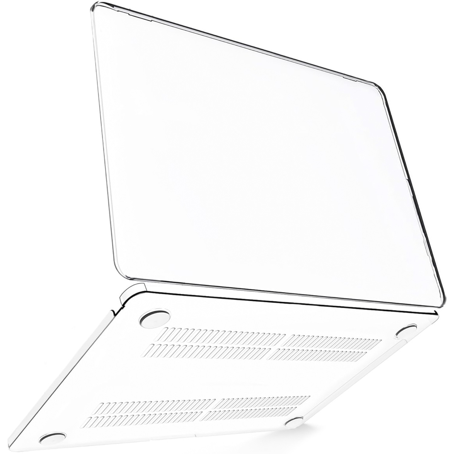 Etui Hard Case 2 pentru Macbook Air 15 M2 2023, transparent