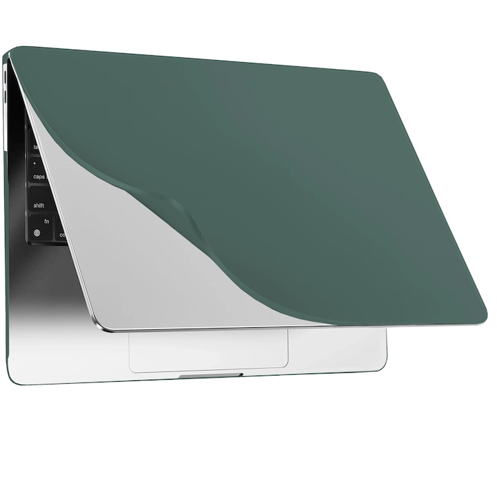 Etui de protectie Alogy AirGuard pentru MacBook Air 13 13.3", mat, verde, ultracompact, set de doua piese