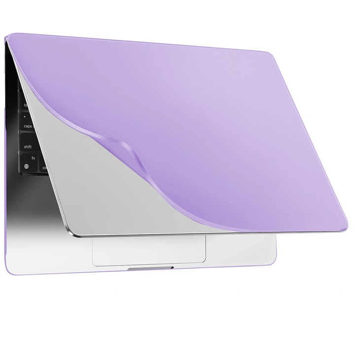 Etui de protectie Alogy AirGuard pentru MacBook Air 13 13.3" - mat, violet, ultracompact, rezistent la zgarieturi, set de doua piese