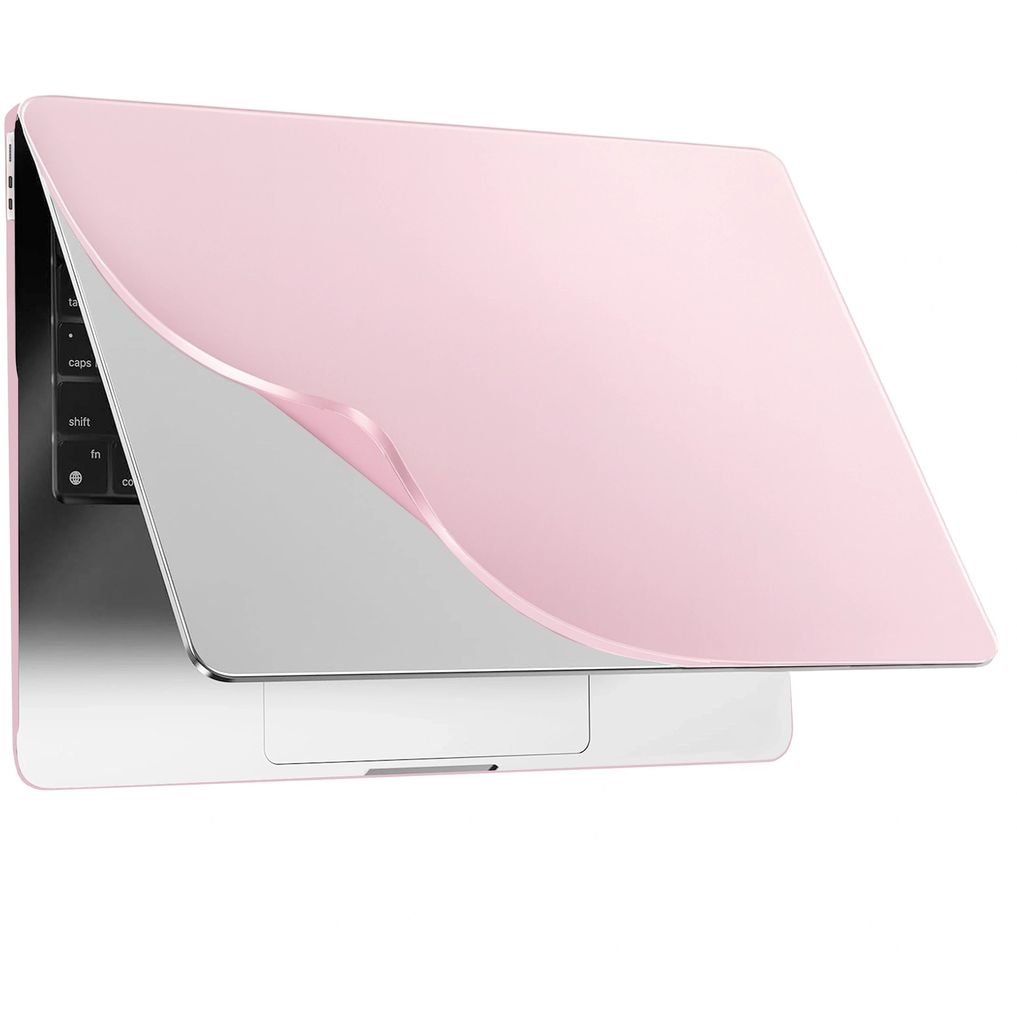 Etui pentru laptop, Alogy AirGuard, Apple MacBook Air 15" (M2/M3/M4) 2023-2025, mat roz, constructie flexibila, ultracompacta
