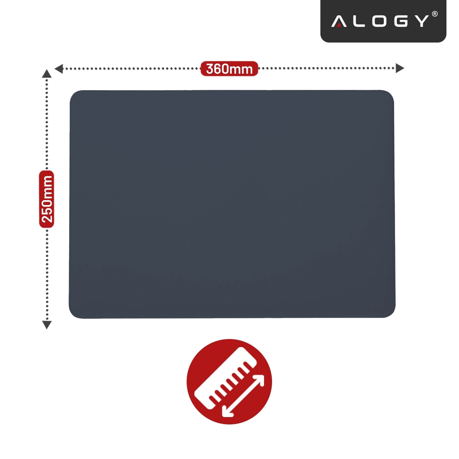 Etui laptop set Alogy AirGuard pentru MacBook Air 13 13.3" - mata, flexibila, albastru inchis