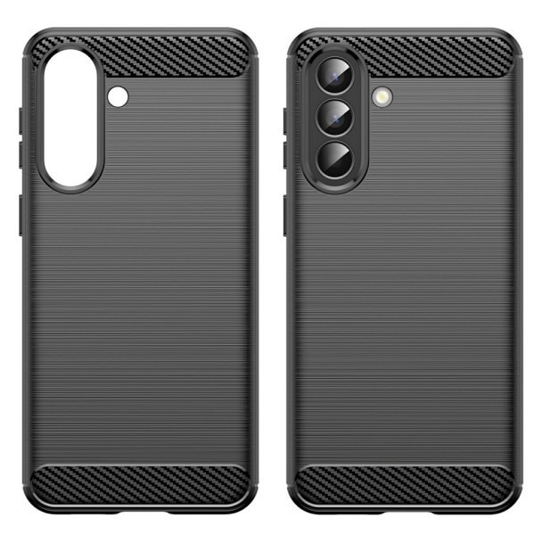 Husa Spate Upzz® Carbon Pro, Compatibila Cu Samsung Galaxy A57 5G, Protectie Perfecta, Silicon, Black