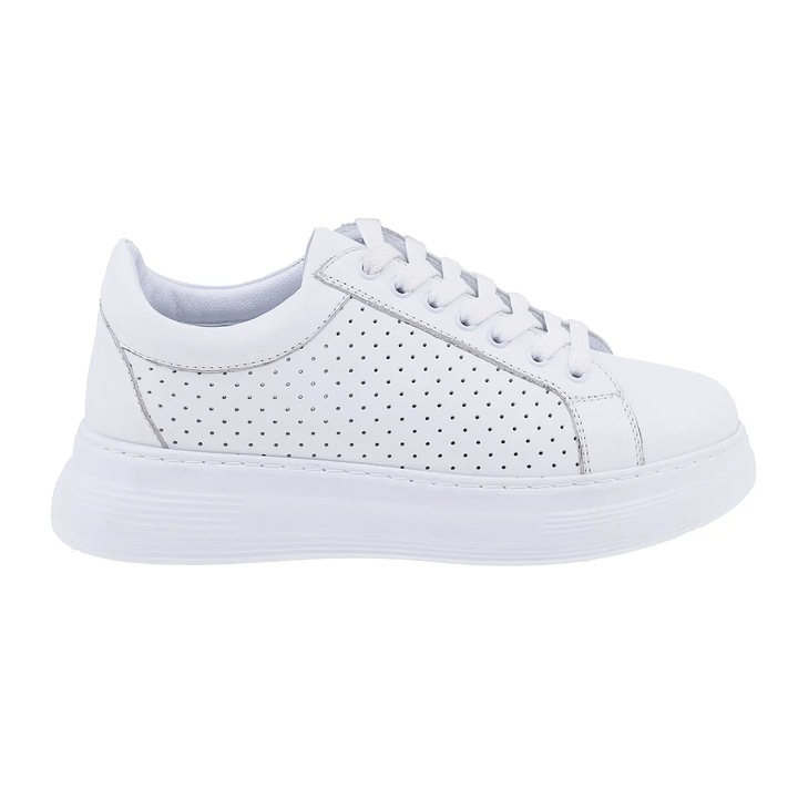 Pantofi dama casual, Anna Viotti, D16-451, Alb