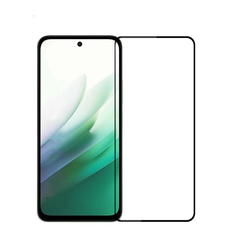 Folie Protectie Ecran pentru Xiaomi Redmi 15 4G / 5G, Sticla Securizata Temperata 9D, Margini negre
