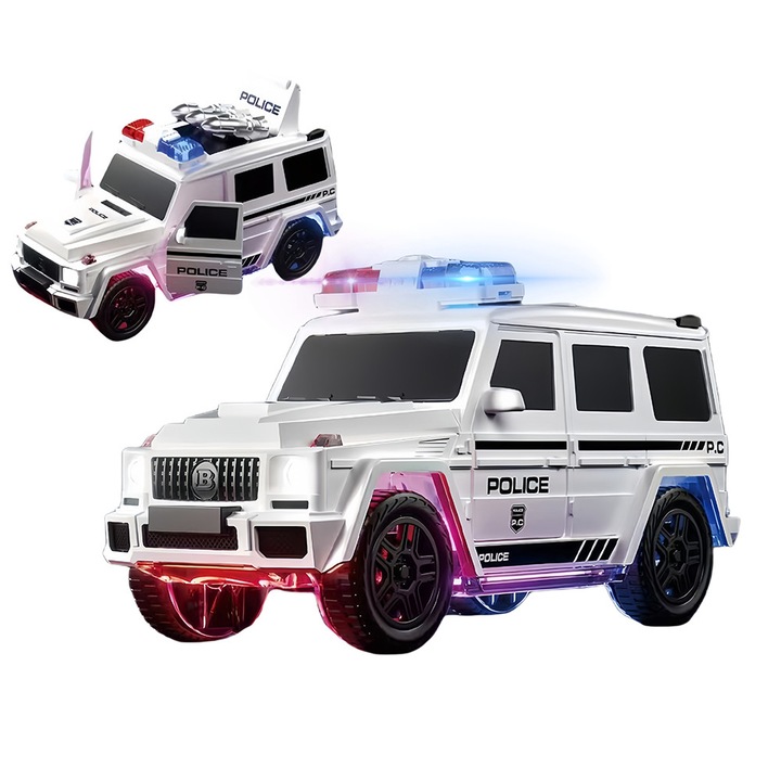 Gyerek rendőrautó - SUV fényekkel és speciális effektekkel