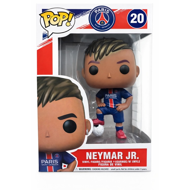 POP PSG NEYMAR JR többszínű figura fiúknak, 9x5cm, játék és film karakterek