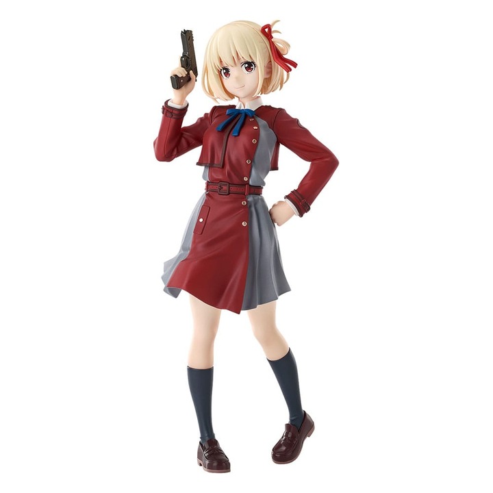 Figurina Lycoris Recoil Chisato Nishikigi, 18 cm, multicolor, set POP UP PARADE