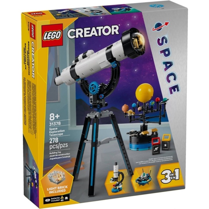 LEGO 31378 Telescop pentru explorare spatiala