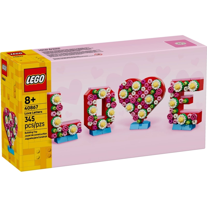L'luvia　 LOVE & POP LEGO Cuburi de Construit Love Letters Valentine's Day pentru 8+