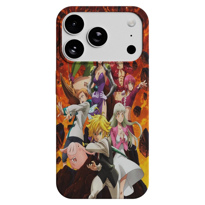 Husa telefon Premium pentru Apple iPhone 17 Pro, Viceversa, model 7 Deadly Sins Anime, Silicon, TPU