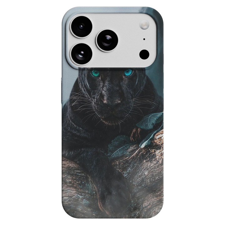 Husa telefon Premium pentru Apple iPhone 17 Pro Max, Viceversa, model Panther, Silicon, TPU