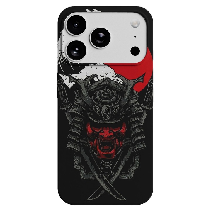 Husa telefon Premium pentru Apple iPhone 17 Pro Max, Viceversa, model Samurai wave, Silicon, TPU