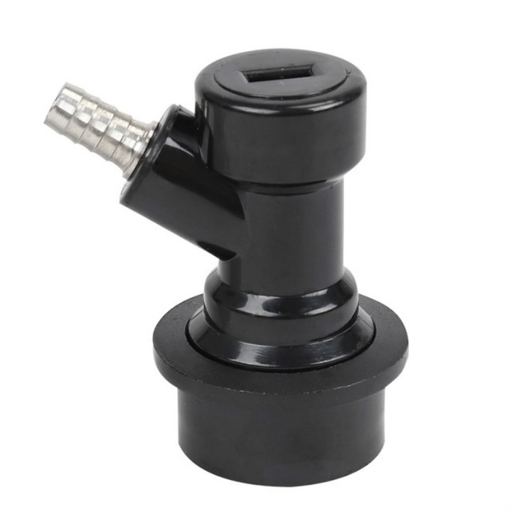 Set ustensile pentru bere de casa, Generic, conector pentru butoaie, plastic alimentar, otel inoxidabil, 2.8x5.5cm