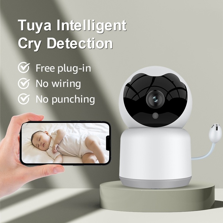 Camera wireless de acasa pentru bebelusi YT51 1920x1080, suport pentru ...