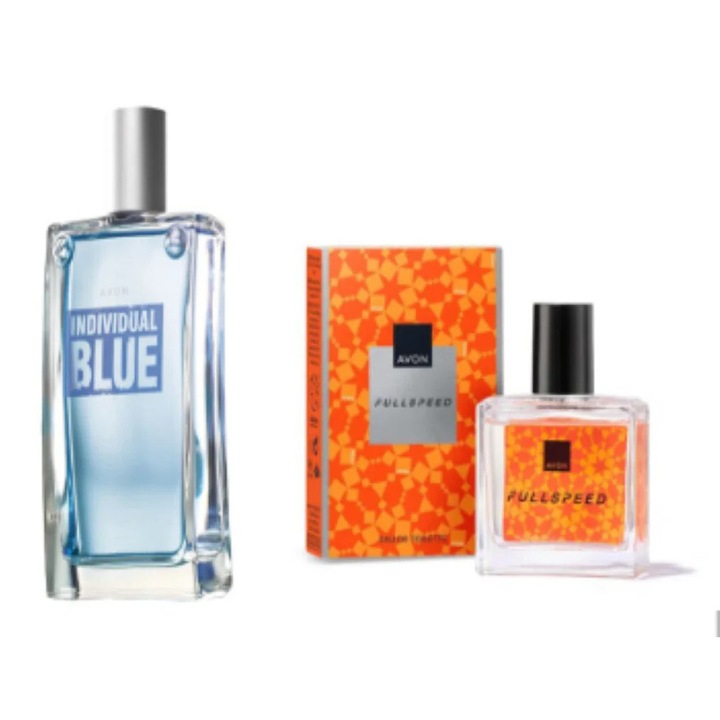Avon Set EDt\T Full Speed si EDT Individual Blue, 30ml/100m