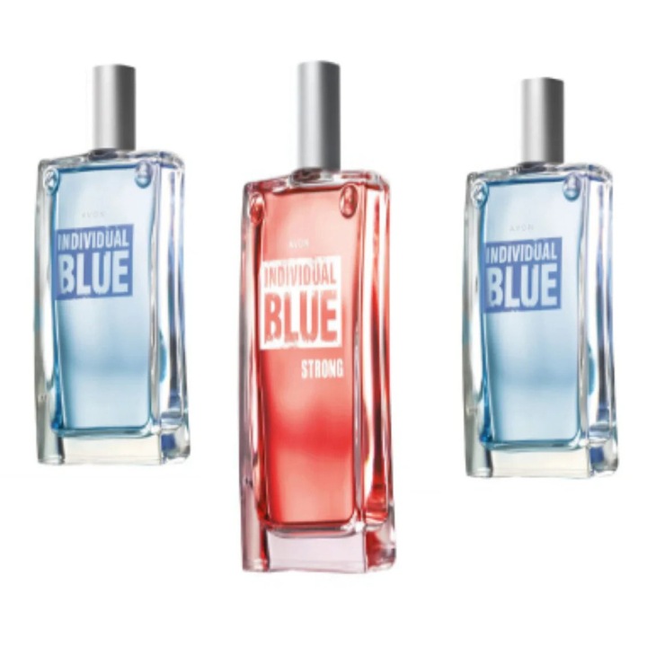 Avon SET PARFUMURI 2 X 100 ML INDIVIDUAL BLUE + 1X100 ML INDIVIDUAL STRONG
