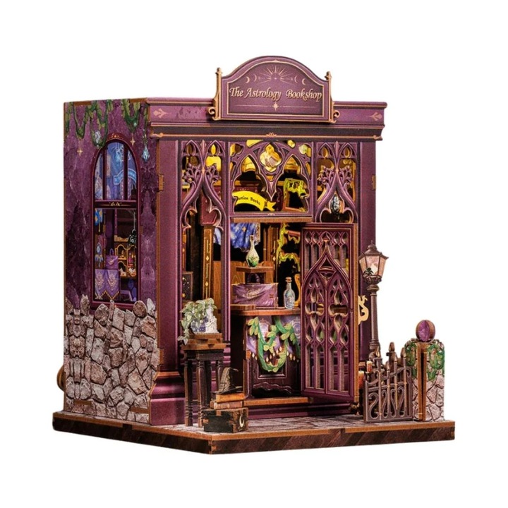 Puzzle 3D, Cotor de carte DIY, Libraria de astrologie, 155 piese