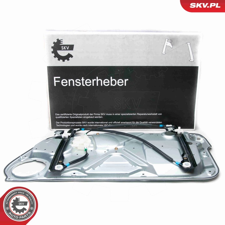 Macara geam, SKV, stanga fata, compatibil cu VW New Beetle '98-10, 01SKV995