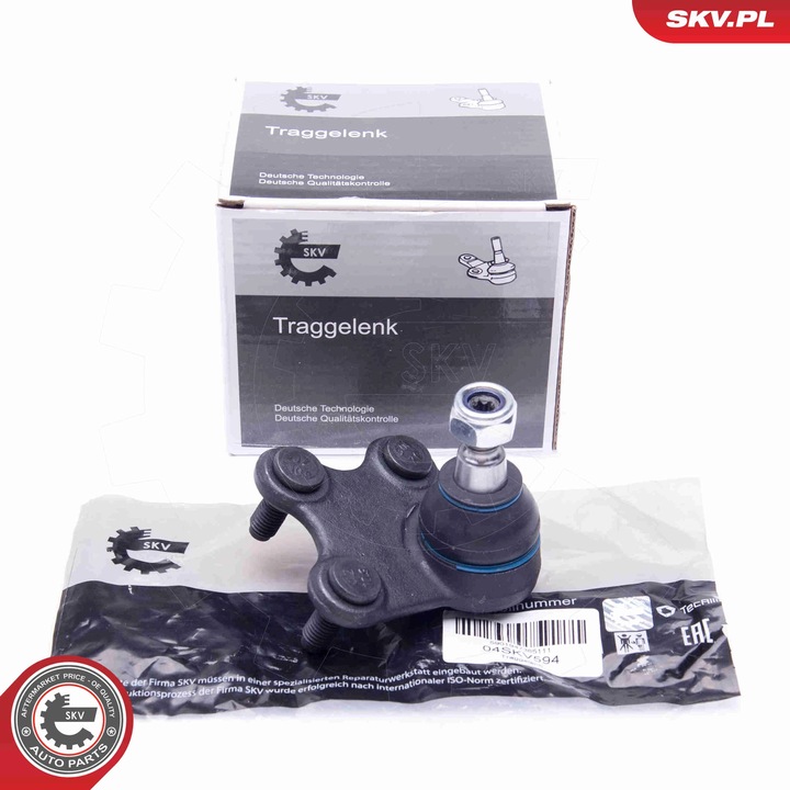 Сферична става SKV, съвместима с AUDI A1, SEAT Cordoba, Ibiza, Toledo, SKODA Citigo, Fabia, VW Polo, Up