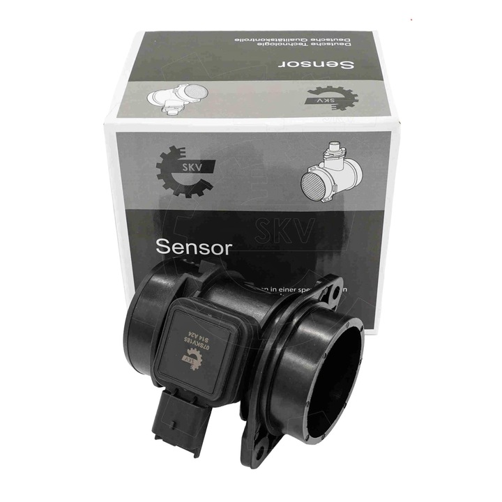 Senzor debit aer SKV, 07SKV185, pentru CITROEN C1/C2/C3, FORD Fiesta V VI, MAZDA 2, PEUGEOT 1007/107/206/207