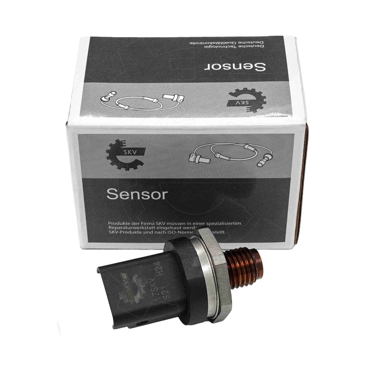 Senzor de presiune combustibil SKV, compatibil cu CITROEN Berlingo C2 C3 I C5 I II, FIAT Scudo Ducato, LANCIA Zeta Phedra, PEUGEOT Partner Boxer