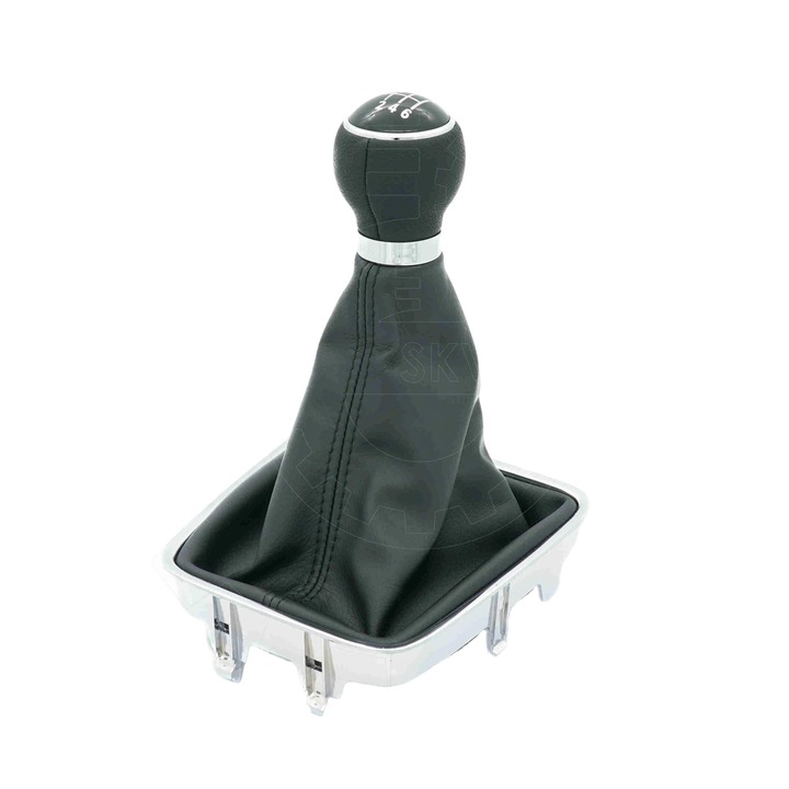 Set nuca/manson schimbator de viteze SKV, negru/ crom, pentru SEAT Alhambra/VW Sharan/Tiguan