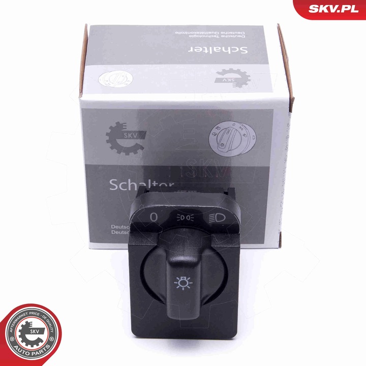 SKV 36SKV038 fényszórókapcsoló, 10 PIN, OPEL Astra F, Corsa B, Tigra