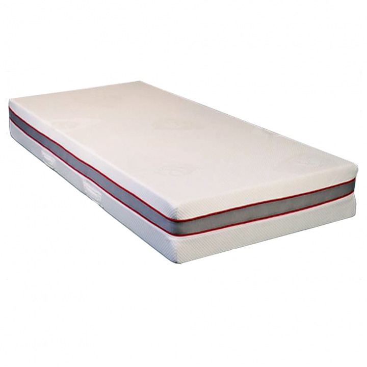Saltea cu sistem aerisire GENAROM Memory Foam Premium, 90x200x20cm, spuma poliuretanica cu memorie, antibacteriana