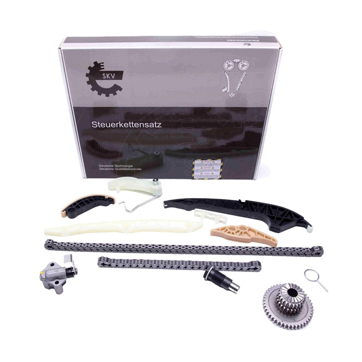 Kit lant de distributie SKV pentru autoturisme, compatibil cu AUDI, SEAT, SKODA, VW, 1.8x2.0 benzina, 1 bucata