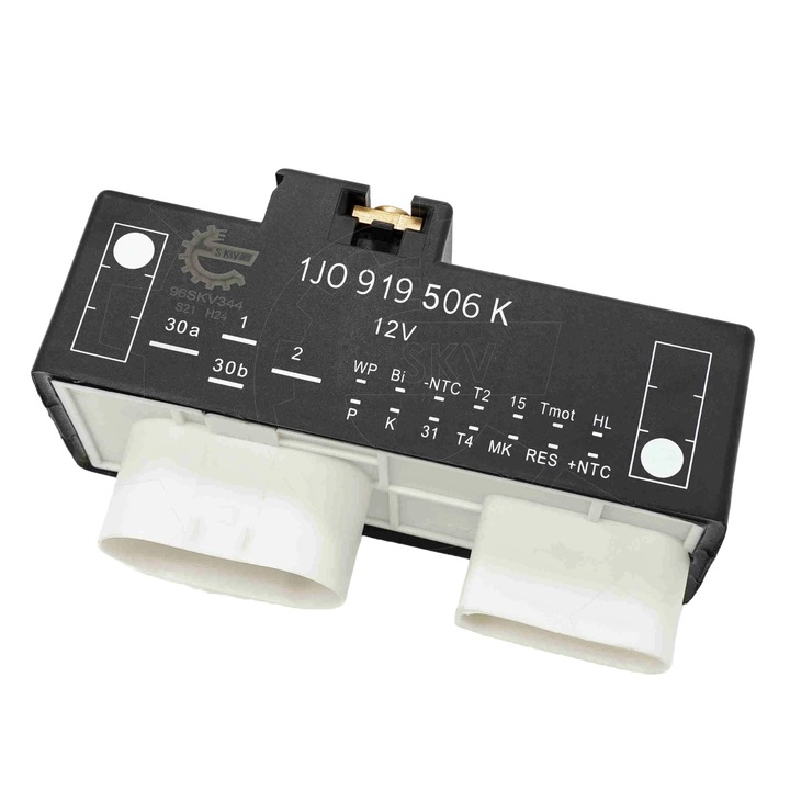 SKV elektromos ventilátor vezérlőegység, AUDI A3 TT-vel kompatibilis, SEAT Arosa Leon, SKODA Octavia I, VW Bora I, 1J0919506K