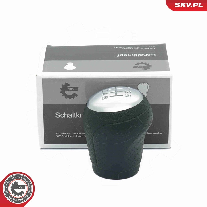 Manere schimbator de viteze SKV, compatibil NISSAN Juke Qashqai X-Trail, 32865JD11A, 6B, argintiu mat