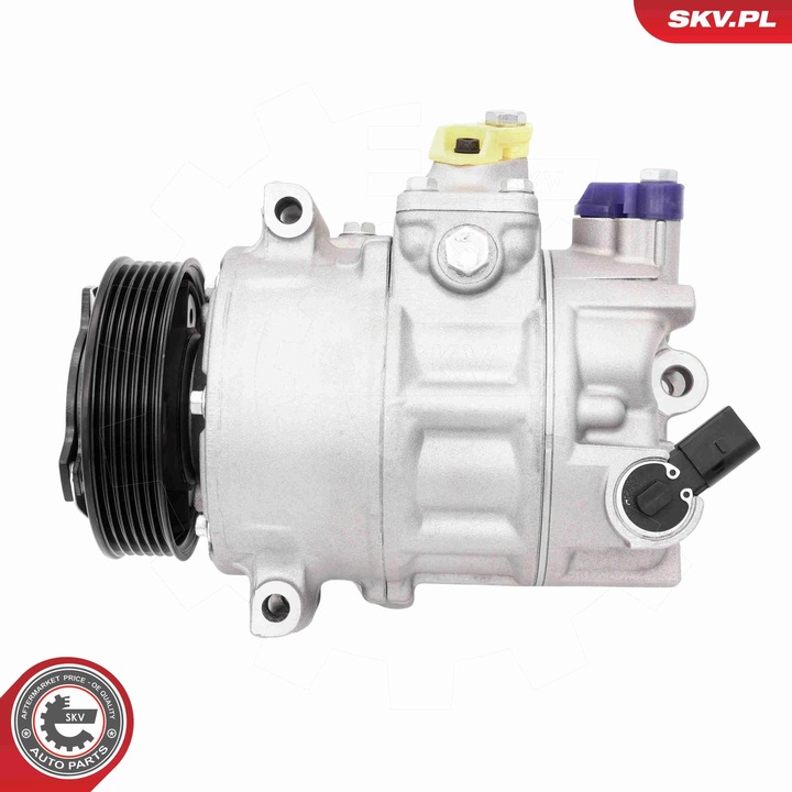 Compresor aer conditionat SKV, compatibil AUDI A3, SEAT Alhambra, Altea XL, SKODA Octavia II, cod OE PXE16-8680P