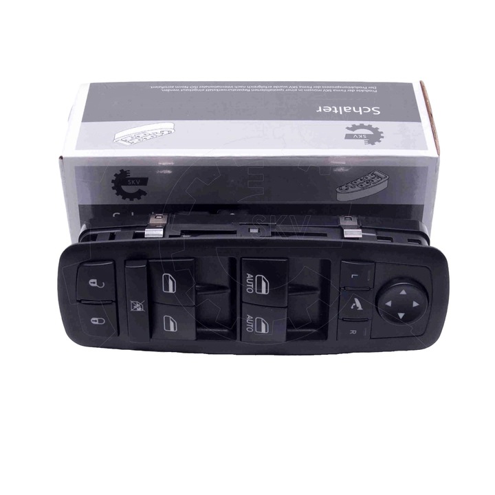 Panou de control geamuri SKV, pentru autoturisme, compatibil cu DODGE Grand Caravan, FIAT Freemont, JEEP Cherokee, 68139806AA