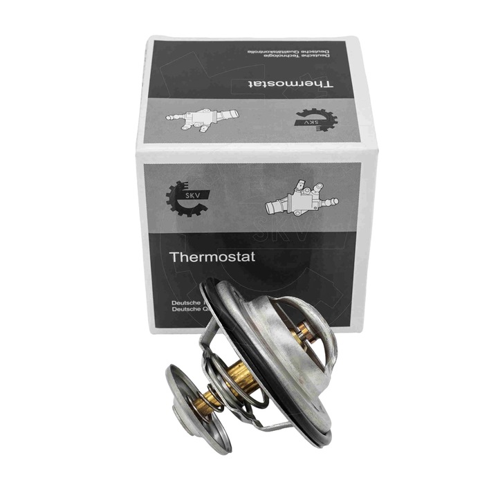 Termostat SKV pentru autoturisme, benzina, 1 bucata, compatibil cu AUDI A4 B5 B6 A6 C4 C5 A8, VW Passat, VOLVO V70