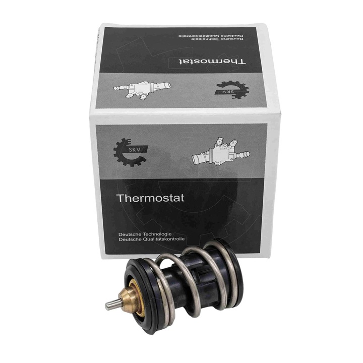 Termostat SKV, compatibil cu AUDI A1 A3 A4 B9 A5 Q2 Q3 VW Golf VI VII Jetta IV Passat B8 SKODA Fabia III SEAT Ibiza IV V, 1 bucata