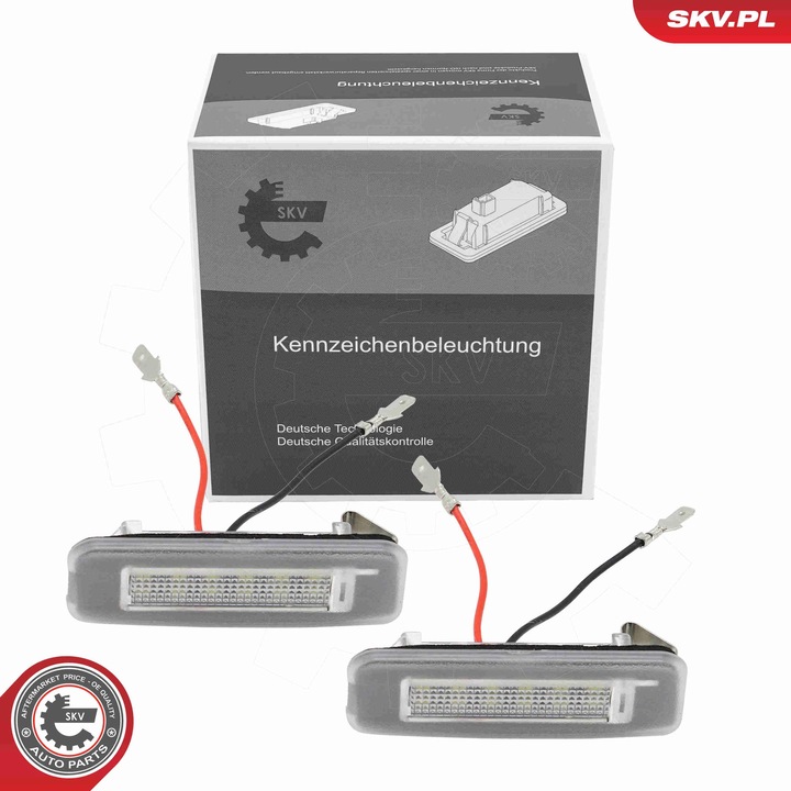 LED rendszámtábla lámpa SKV, 72SKV552, FORD Focus I kompatibilis