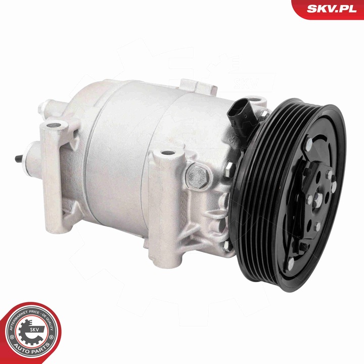 Compresor aer conditionat SKV, 84SKV028, pentru NISSAN Qashqai, Almera II, RENAULT Grand Scenic II, 2763000Q1E