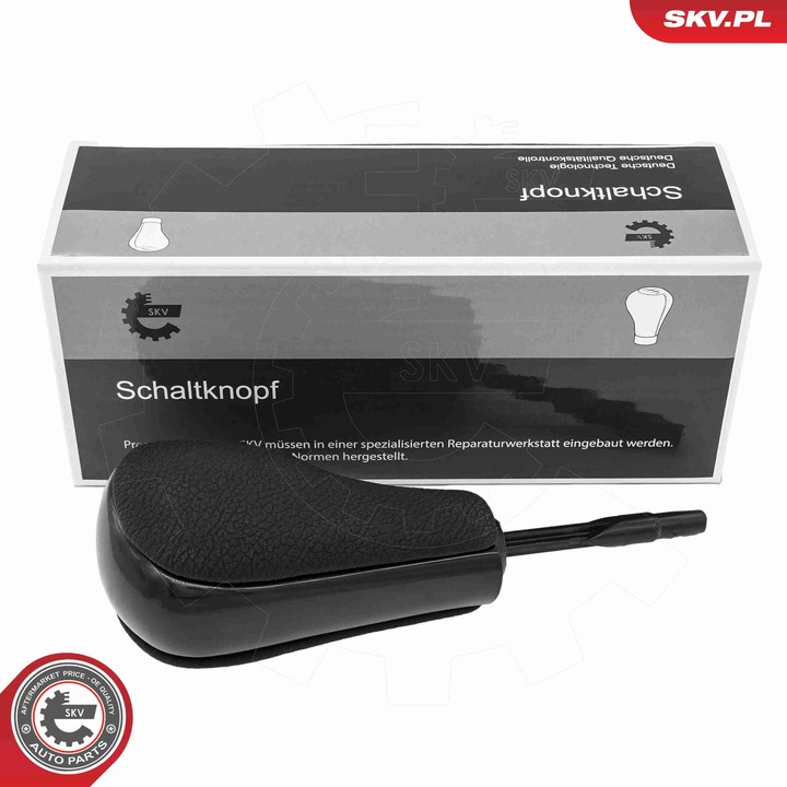 SKV váltógomb, fekete, műbőr, BMW 1 3-hoz, OE kód: 25167570652