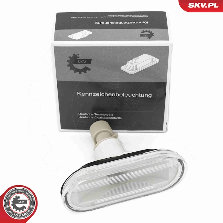 SKV rendszámtábla világítás SKODA Felicia I II, VW Caddy II, OE kód 6U0 943 021