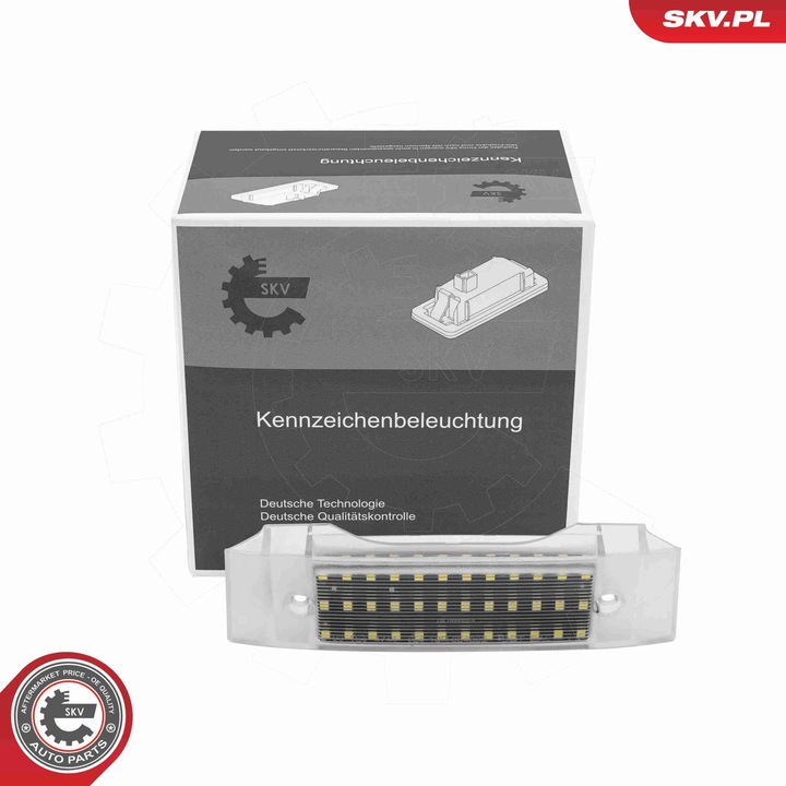Lampa LED pentru numar de inmatriculare SKV, compatibila cu NISSAN Primastar, RENAULT Trafic II, OPEL Vivaro A
