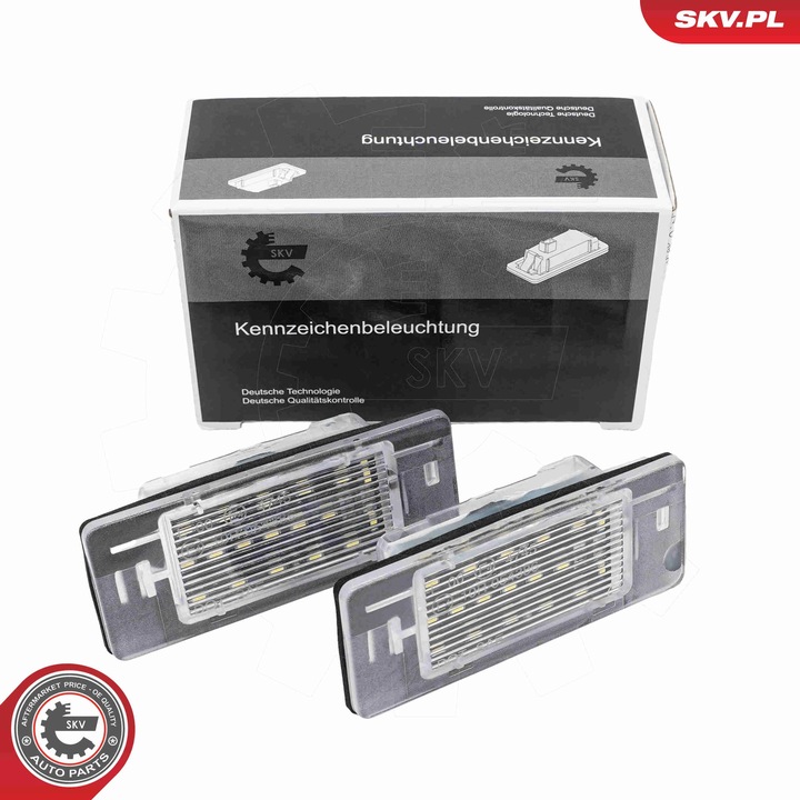SKV LED rendszámtábla világítás, OPEL Vectra C, OE kód: 93180083