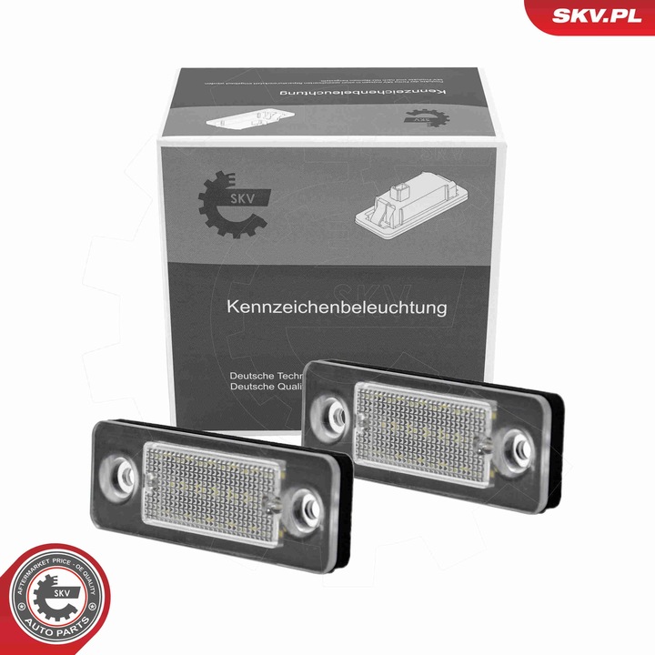 SKV rendszámtábla LED lámpa, VOLVO C30 kompatibilis, OE kód 31213991