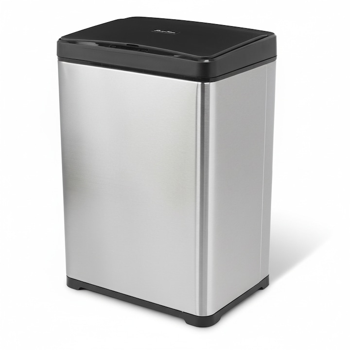 Cos de Gunoi Smart, Doctor Home Obi, Senzor de Miscare, Otel Inoxidabil, 30L - Gri