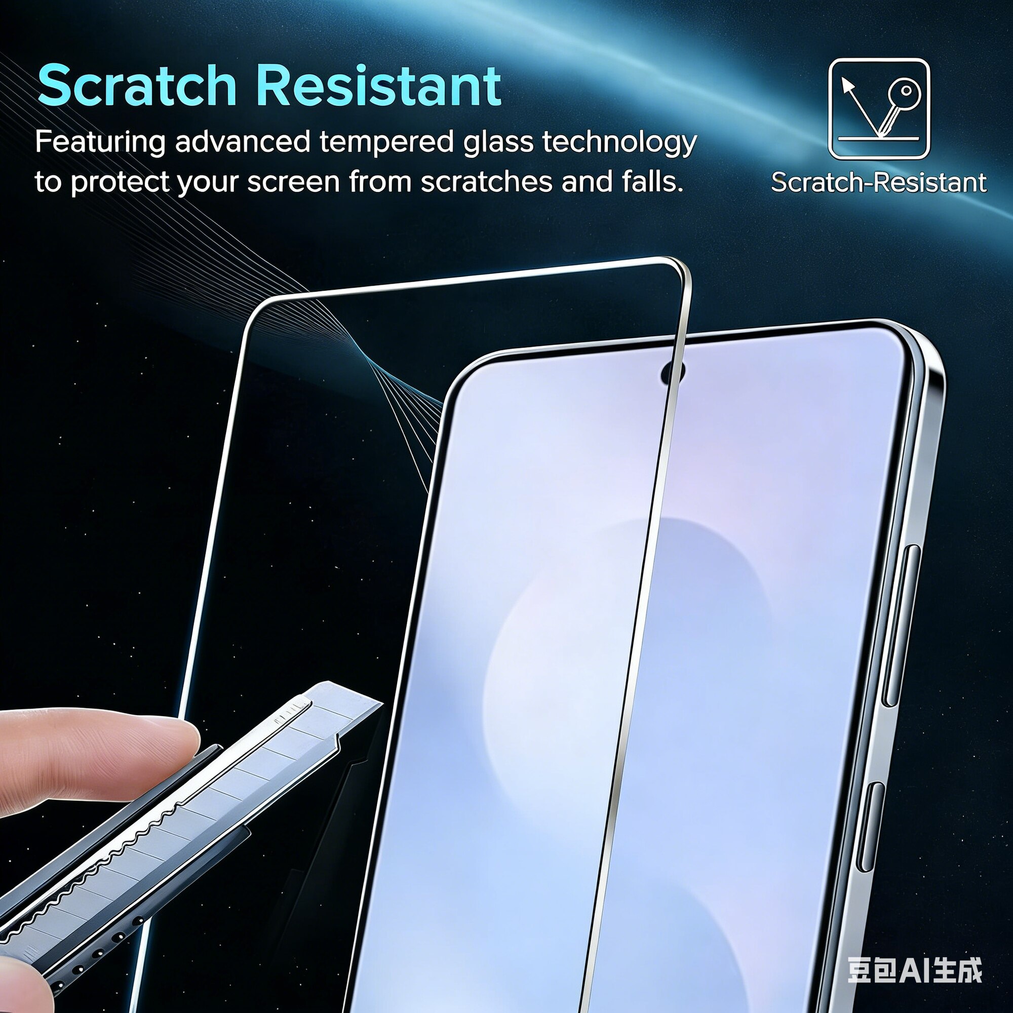 Compatibil cu Samsung Galaxy S25 Edge – protectie pentru ecran, [Pachet 2+2] Sticla securizata + protectie pentru lentila camerei, [Anti-zgarieturi] [Fara bule], duritate 9H, HD