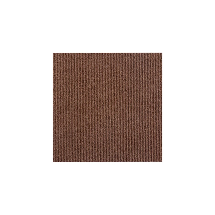 Covoare autoadezive antiderapante din poliester, set, 30x30cm, culoare cafea