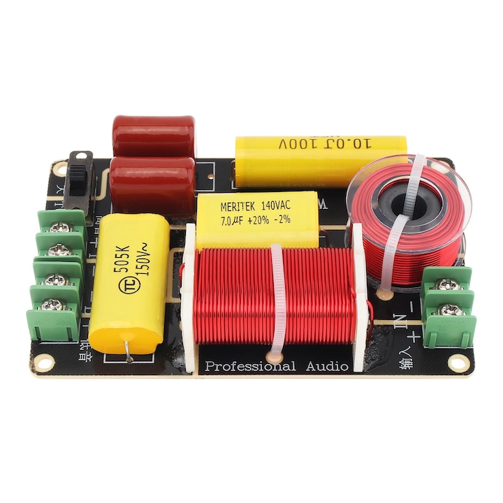 Filtru crossover 2 cai, 250W, 4-12 Ohmi, albastru