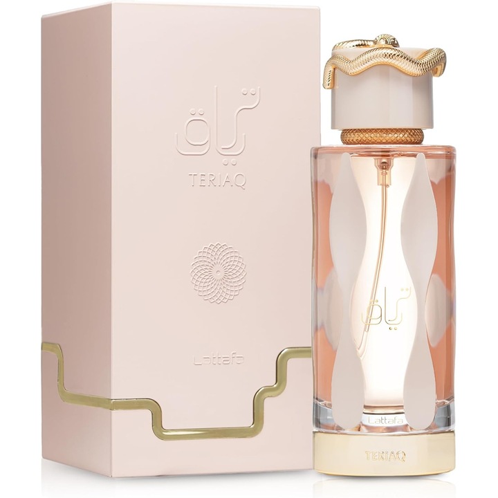 Lattafa Teriaq Apa De Parfum 100ml – Parfum Feminin Oriental Dulce cu Note de Fructe, Mosc si Vanilie, Persistenta Ridicata