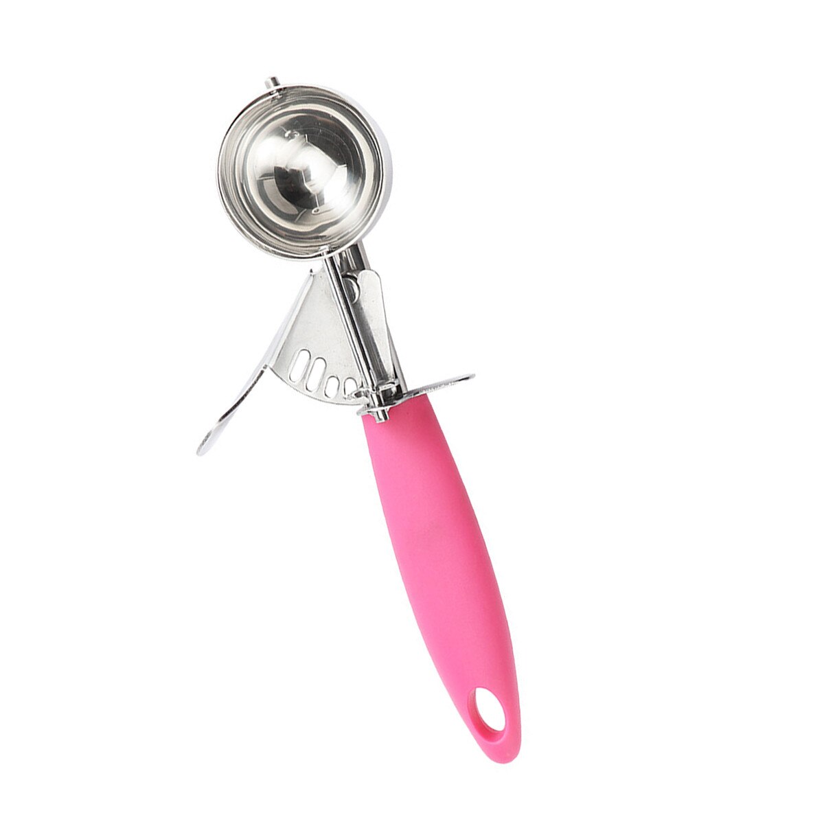 Lingura din inox, manere roz, dimensiune 20 cm x 3 cm - eMAG.ro