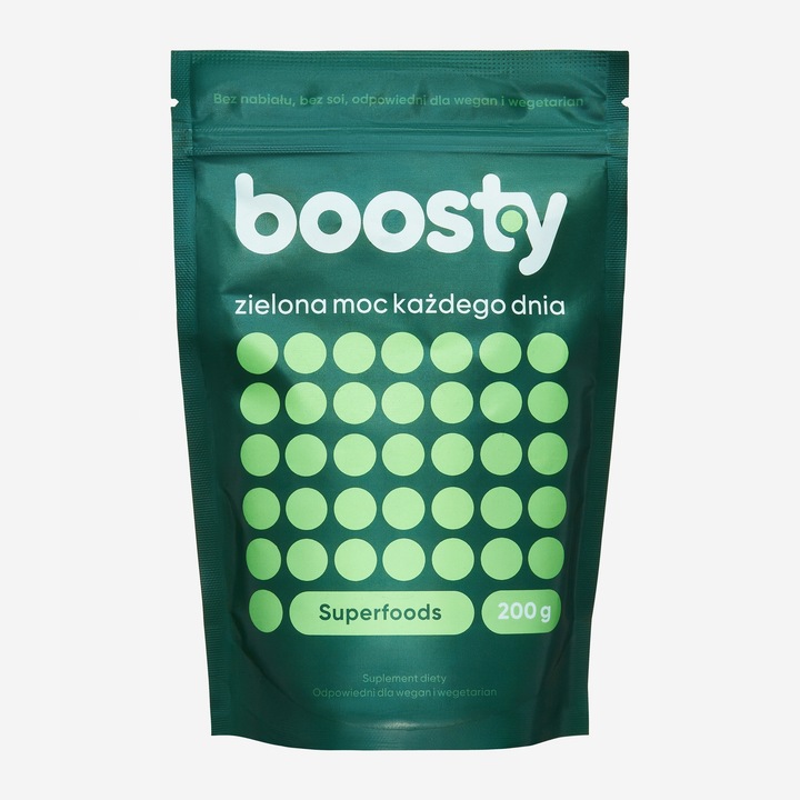 Прах Boostyfoods хранителна добавка 200g без захар без глутен веган